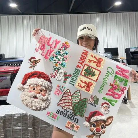 Merry Stitchmas DTF PREMADE GANGSHEET 30"X24", DTF TRANSFERS, DTF GANGSHEET