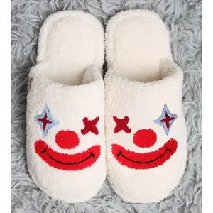 ComfyLuxe Clown Pattern Luxury Soft Slippers