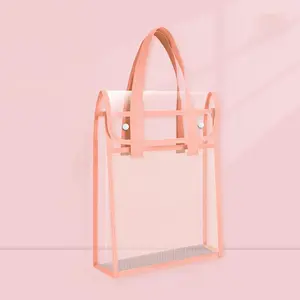 Expandable File Organizer, Durable Waterproof PVC Bag with Handle, Multiple Compartments for Home School Office Use, Paper Organizers