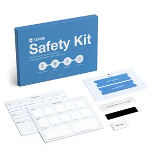 Sense Safety Kit - Emergency ID Kit with Personal Information Storage, Fingerprint Kit, and DNA Sample Swab