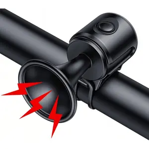 130dB Loud Electric Bike Horn, Universal Fit Bicycle Bell for Adults & Kids, Easy Installation for Mountain Bike, Scooter & Ebike