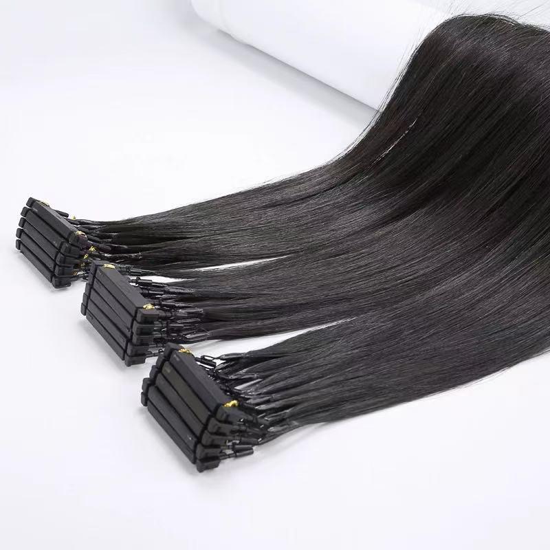 Custom 6D Hair Extensions Real Hair Seamless Hair Extensions Clip-in Hair Extensions 6D Hair Extensions