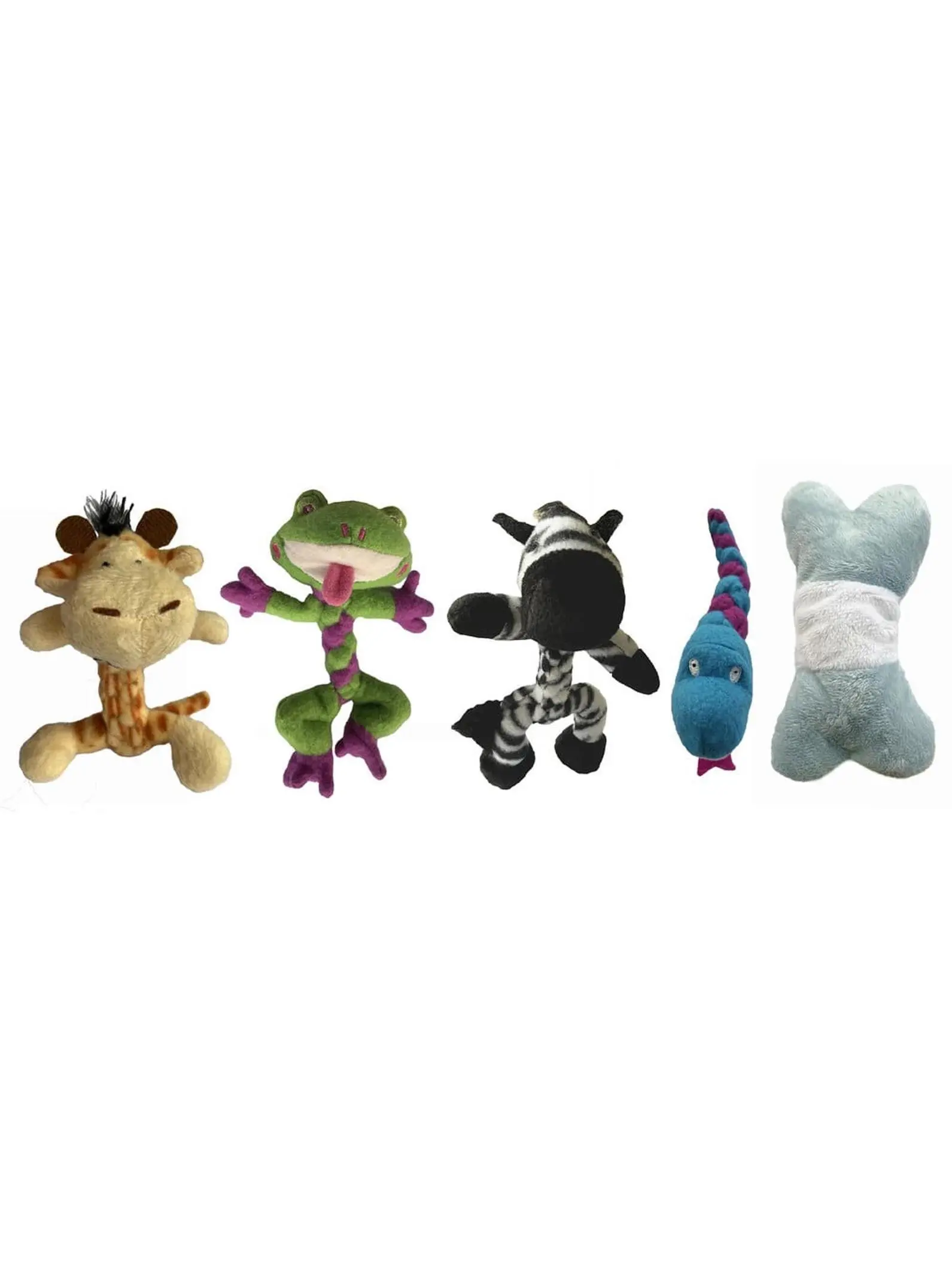 Scoochie Pet Products 840SM Puppy Value Busters Plush Toy for Dogs and Cats, No
