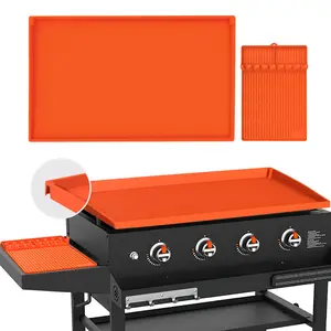 Full-edge 36" Blackstone Silicone Griddle Cover  Includes 16" Spatula Mat Food-grade Grill Buddy Reusable Top Protector Ideal For All-season Outdoor Use