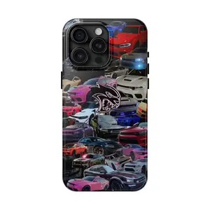Hellcat Redeye SRT Tough Phone Case, Collage Cell Phone for iPhone 17 16 15 14 13 12 11