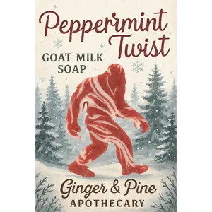 Goat Milk Soap | Peppermint Twist Soapsquatch