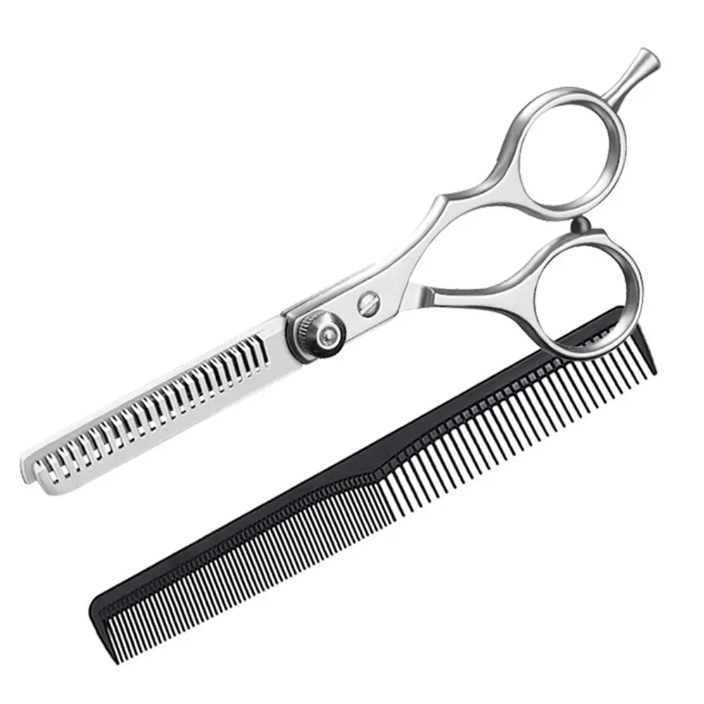 Hair Thinning Scissors Set, 1 Set Stainless Steel Hair Cutting Scissors with Comb, Hair Cutting Kit, DIY Haircut, Professional Hair Styling Tools for Men, Women, Children, Hair Cutting Kit