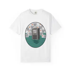 VAC Live Meme T-Shirt | Anti-Cheat Gamer Tee | Funny Counter-Strike Shirt Cotton Menswear