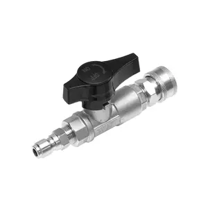 PWACCS Ball Valve Pressure Washer, 3/8" Quick Connect Stainless Steel Shut Off Valve for Power Washer Hose, 5000 PSI tiktokshopspringglowup summervibes
