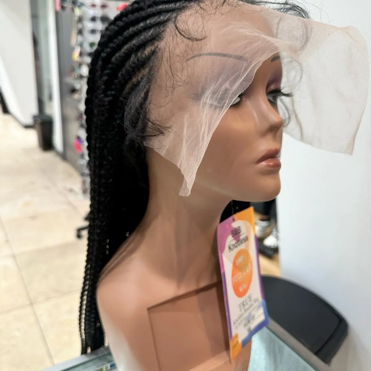 B&B Knotless Fulani Braided Wig 24”