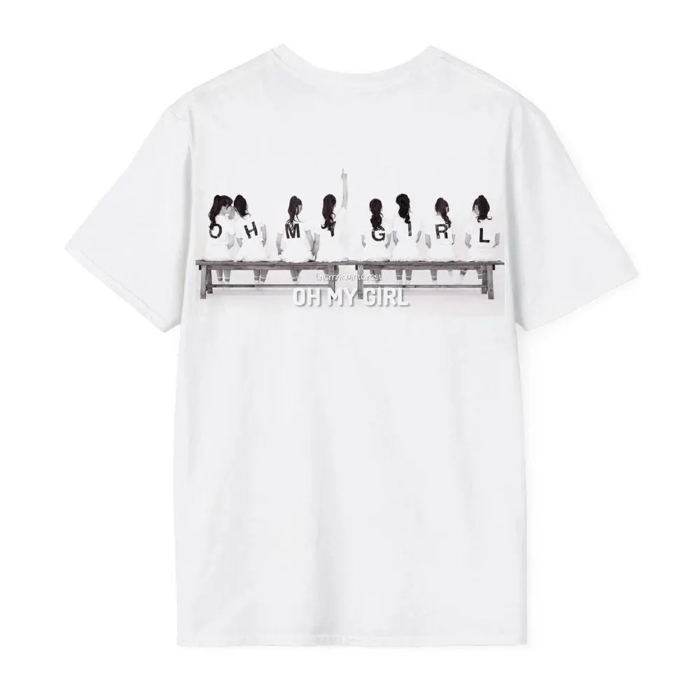 OH MY GIRL Oversized Graphic T-Shirt Heavyweight Vintage Bootleg Kpop Idol Fan Tee