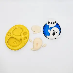 GHOSTS AND GHOULS FONDANT AND CANDY SILICONE FOOD GRADE MOLD