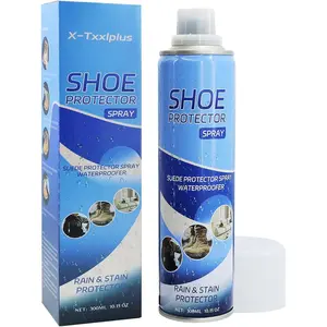 Shoe Protector Spray - Nano Waterproof Spray for Shoes and Sneakers, Invisible Water Repellent & Stain Protectant for Leather, Nubuck, Canvas & Fabric, 10.15oz
