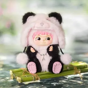 Wakuku Panda Vinyl Plush Pink