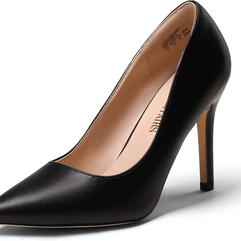 DREAM PAIRS Women's Wide Width Stiletto Pointed Toe High Heels - Elegant Stylish Formal Pointed Toe Pumps, Classy Footwear for Glamorous Occasions,shoes for back to school,back to school shoes,outdoorfun