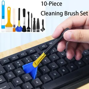 10-in-1 Multifunctional Cleaning Brush Kit, Keyboard Dust Remover, Laptop Cleaner, Gap Sweeper, Electronic Cleaner Tool for Phone, Airpods, Headphones, Camera, PC, Car Interior, Charging Port, Speaker, Home Appliances & More