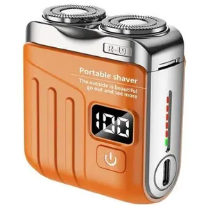 Luggage Electric Shaver, Mini Shavers for Men, Electric Portable Beard Shaver Razor, USB Rechargeable Comfort Water Proof Hair Cutting Machines for Home Travel