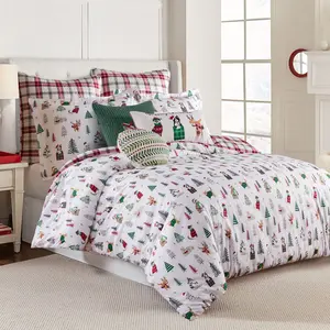 Meowy Christmas Comforter Set