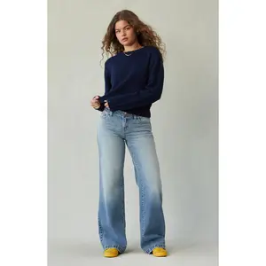Pacsun Women's Casey Low Rise Baggy Jeans Lighter Blue
