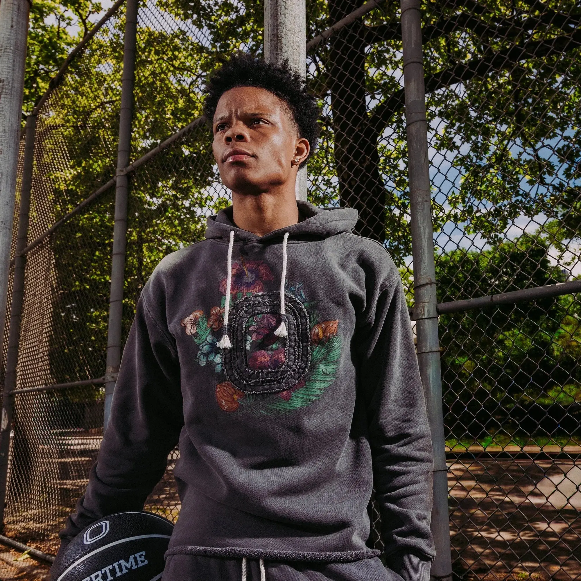 Summer Raw Edge Hoodie