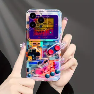 Creative game console graphics are simple and unique, suitable for men and women, fashion trend matte texture phone case, suitable for iPhone16Pro, 15 14 13 12 11 Pro Max X XR XSMAX  model for friends, family, boyfriends, girlfriends as gifts