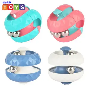 deAO Orbiit Ball Toy, Infinitycube Puzzle Ball Spinning Toy, Novelty Beads Track Infinity Cube Stress Relief Balls Decompression Toys, Puzzle Games for Kids Children Adults