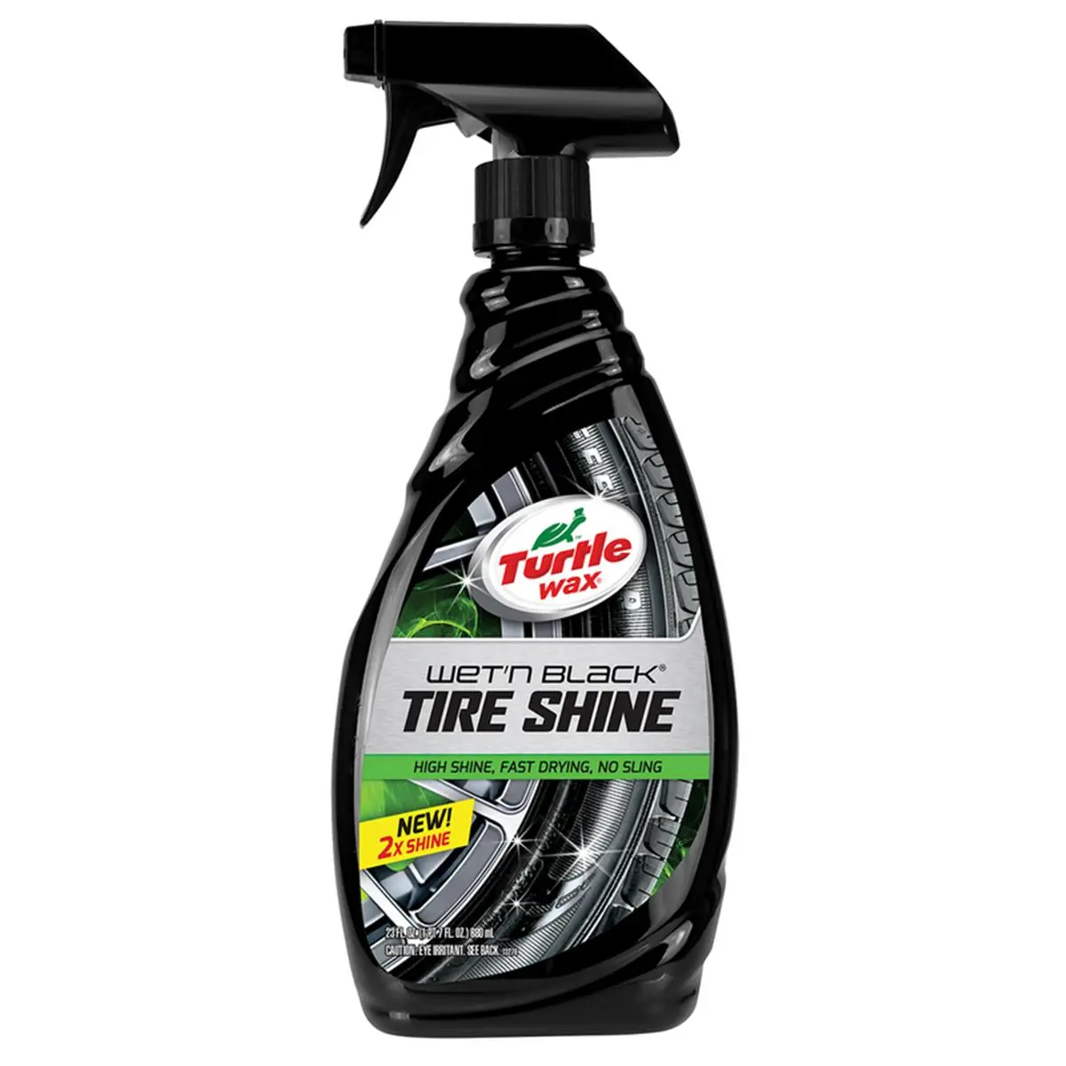Turtle Wax 8064675 Wet Tire Shine Liquid, 23 oz, for Automotive Car Washing & Maintenance Paint Care, Wax Wet Waxes