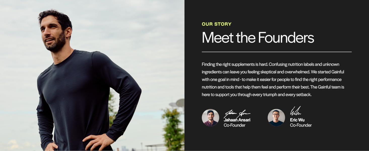 Gainful Performance Pre Workout Powder with Natural Caffeine & Creatine for Energy Strength Muscle Endurance & Recovery 20 Servings - Fitness Edible Dietary