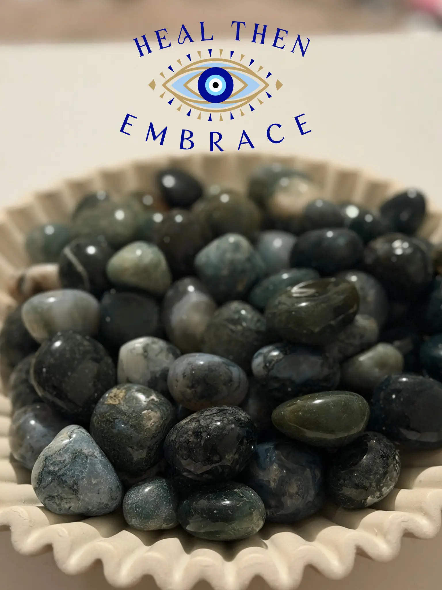 Natural Moss Agate Crystal