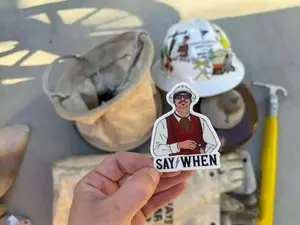 Say When Doc Holliday | Lineman Hardhat Sticker | Blue Collar Sticker , Construction decal, Welder, Pipefitter, Hard Hat, Safety Decal, Laptop Water Bottle Decal Sticker