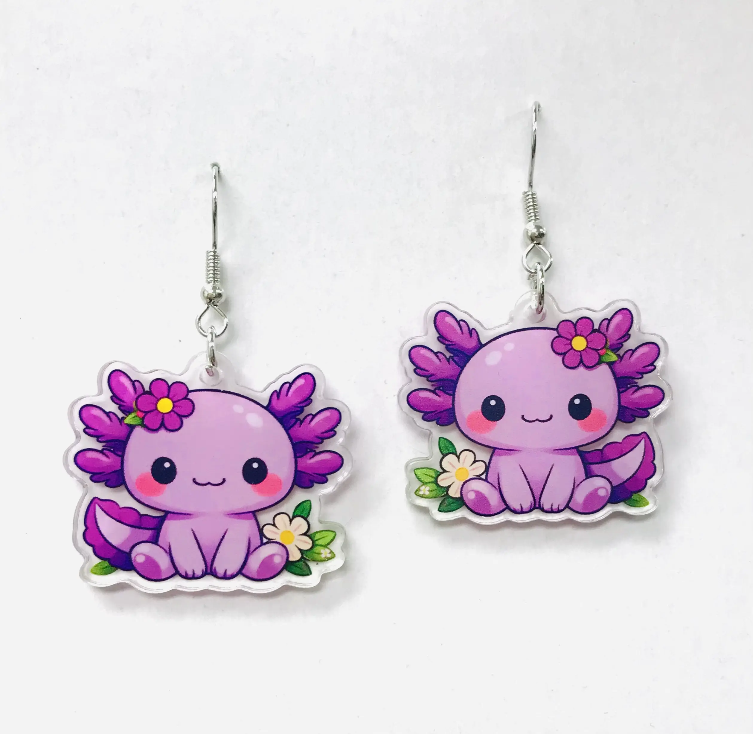 LAVENDER Axolotl EARRINGS