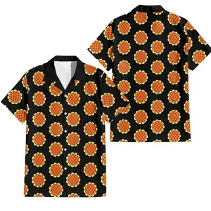 Dressrosa Arc Button Up Hawaiian Shirt Multi Color Tropical Shirt For Men, Men’s Multicolor Hawaiian Shirt, Lightweight and Comfortable Tropical Style, Ideal Gift for Him for Birthdays, Mothers Day, Fathers Day, Christmas and Summer Holidays