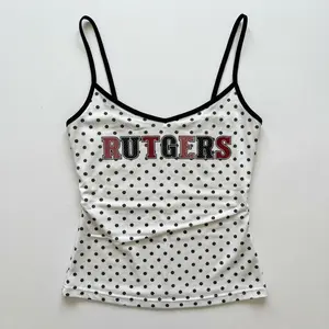 Rutgers University Tank Top Women, Scarlet Knights Y2K Varsity Graphic Tank, College Girl Aesthetic, Game Day Outfit, RU Shirt