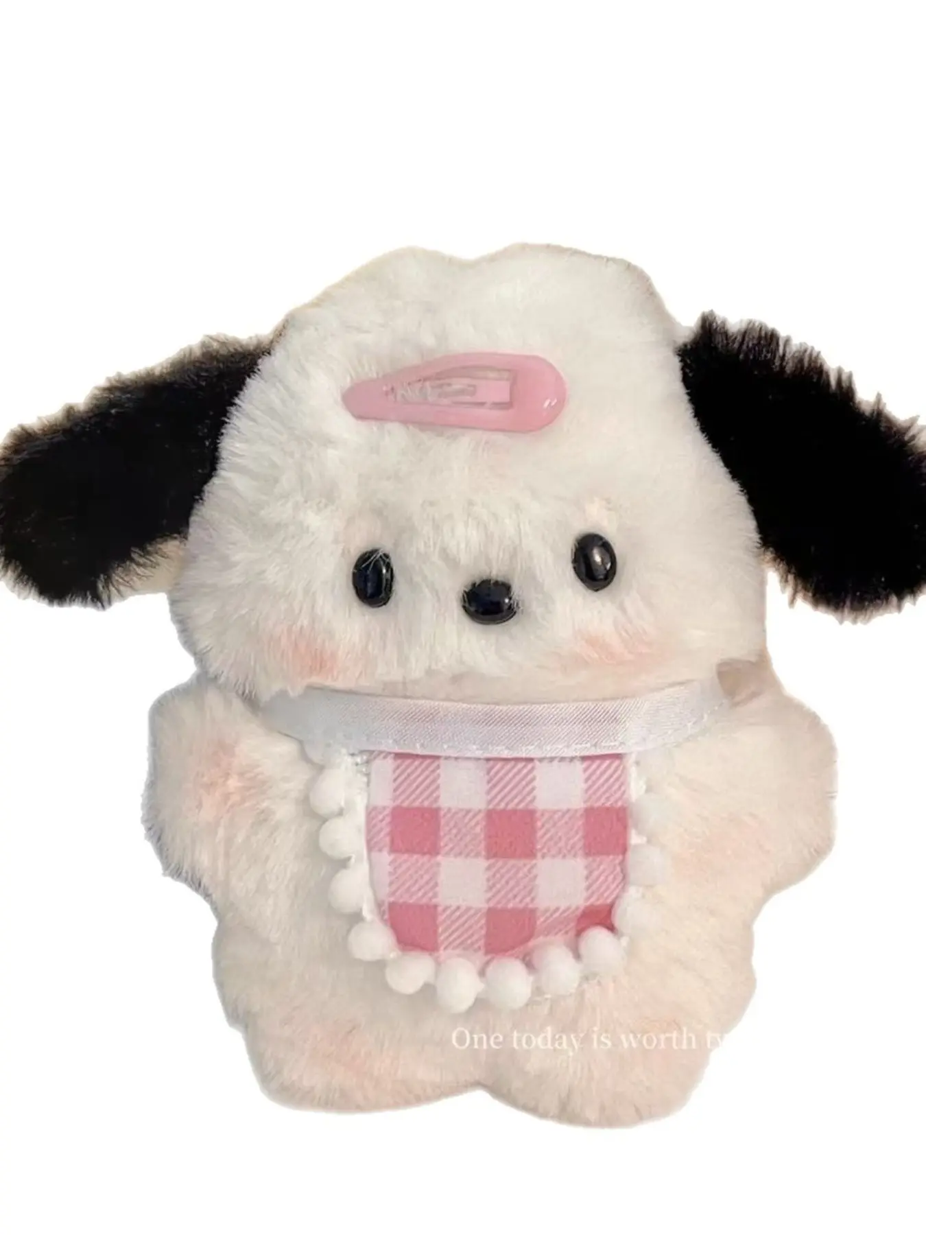 Cute Pachy Dog Plush Keychain, Animal Pattern, Perfect for Handbags, Wallets, Backpacks, Fashion Accessory, Unique Gift, Portable Keychain, All Seasons, Stuffed Animal Keychain, Keychain For Purse, Cute Keychains