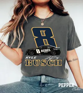 Rowdy Forever Shirt, Kyle Busch Memorial Graphic Tee, Racing Legend Fan Apparel