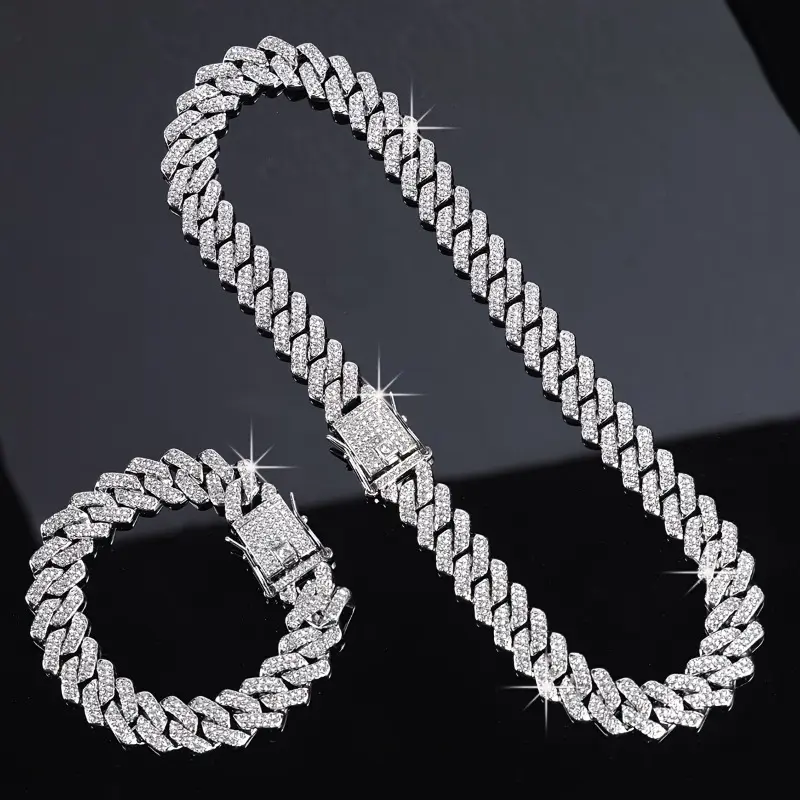 Style 2: Necklace + Bracelet (Silver)