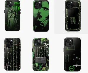 Type 0 Negative Green Logo Phone Case for iPhone 11 12 13 14 15 16 Pro Max Plus