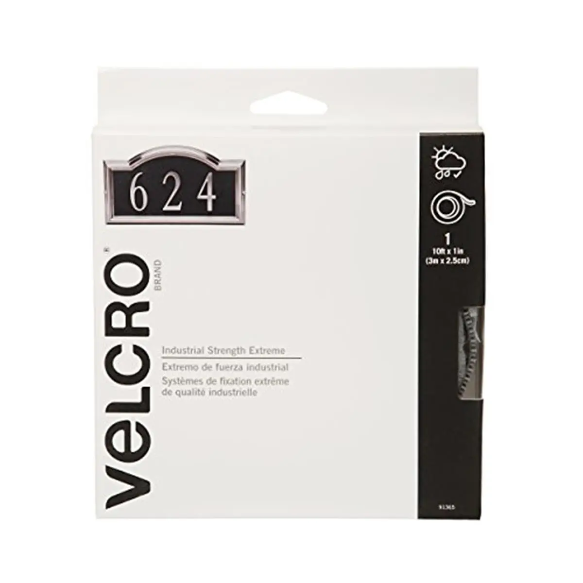 212 MAIN Titanium Self Adhesive Hook Eye Fastener (VEK91365) - USA-Made, Industrial Strength, 10x1 in, No Drilling, No Epoxy, Superior Holding Power, UV-Resistant Adhesive, Ideal for Rough Surfaces (DIY, Scrapbooking & Stamping Use), 0.34 Lbs