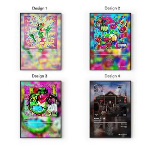 [Sale Up To 40%] [Unframe] prettifun Album Posters, Underground Hyperpop Wall Art, Internet Music Aesthetic Decor, Modern Album Cover Artwork, Gift for Fans