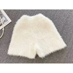 Women’s Fuzzy Shorts Fur Shorts Furry Shorts for Women (Medium Only)