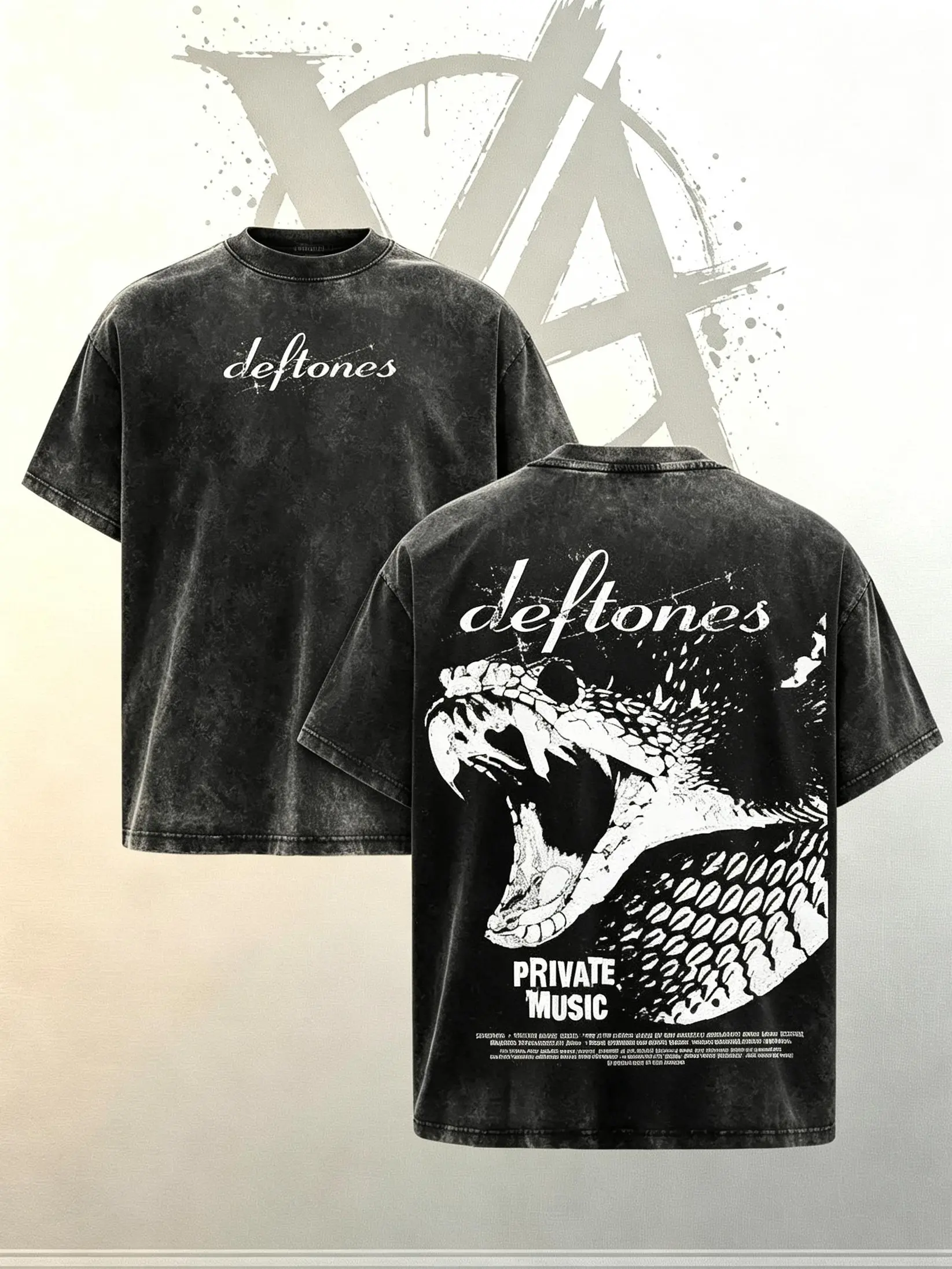 [AVT]deftones private music Vintage Washed Tee – Heavy Cotton Double Sided band Graphic T-Shirt, rock metal streetwear unisex oversized Shirt Casual Crewneck,iconic music note,rap lover gift,music double apparel enthusiast shoegaze merch,logo design tee