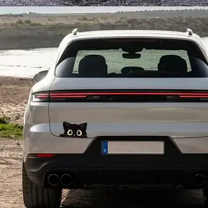 1PC Black Cat Creative Car Sticker for Car Body, Motorcycle Decoration, Notebook, etc., Create Cute Eye-Catching Items, A Must for Cute Enthusiasts & Personalized Car Owners, Help Your Car Show Unique Cute Taste, Sticker for Cars