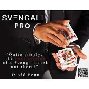 Svengali Pro Blue, Gimmicks and Online Instructions by Invictus Magic