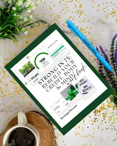Credit Workbook - Strong In 75 With 1 Motivation Pen Finance