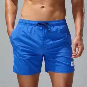 Men's Solid Color Western Style Beach Shorts with Anti-Exposure Protection for Summer Wear Premium Yarn Fabrics Menswear Apparel