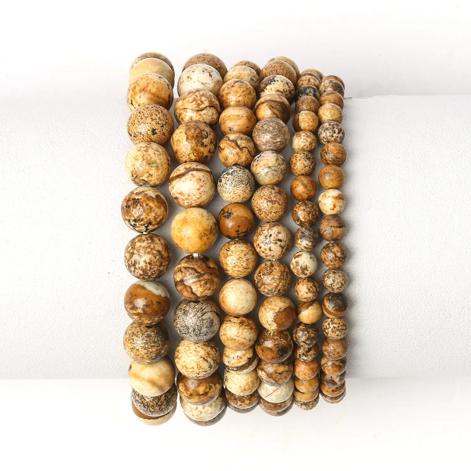 Natural picture stone bracelet