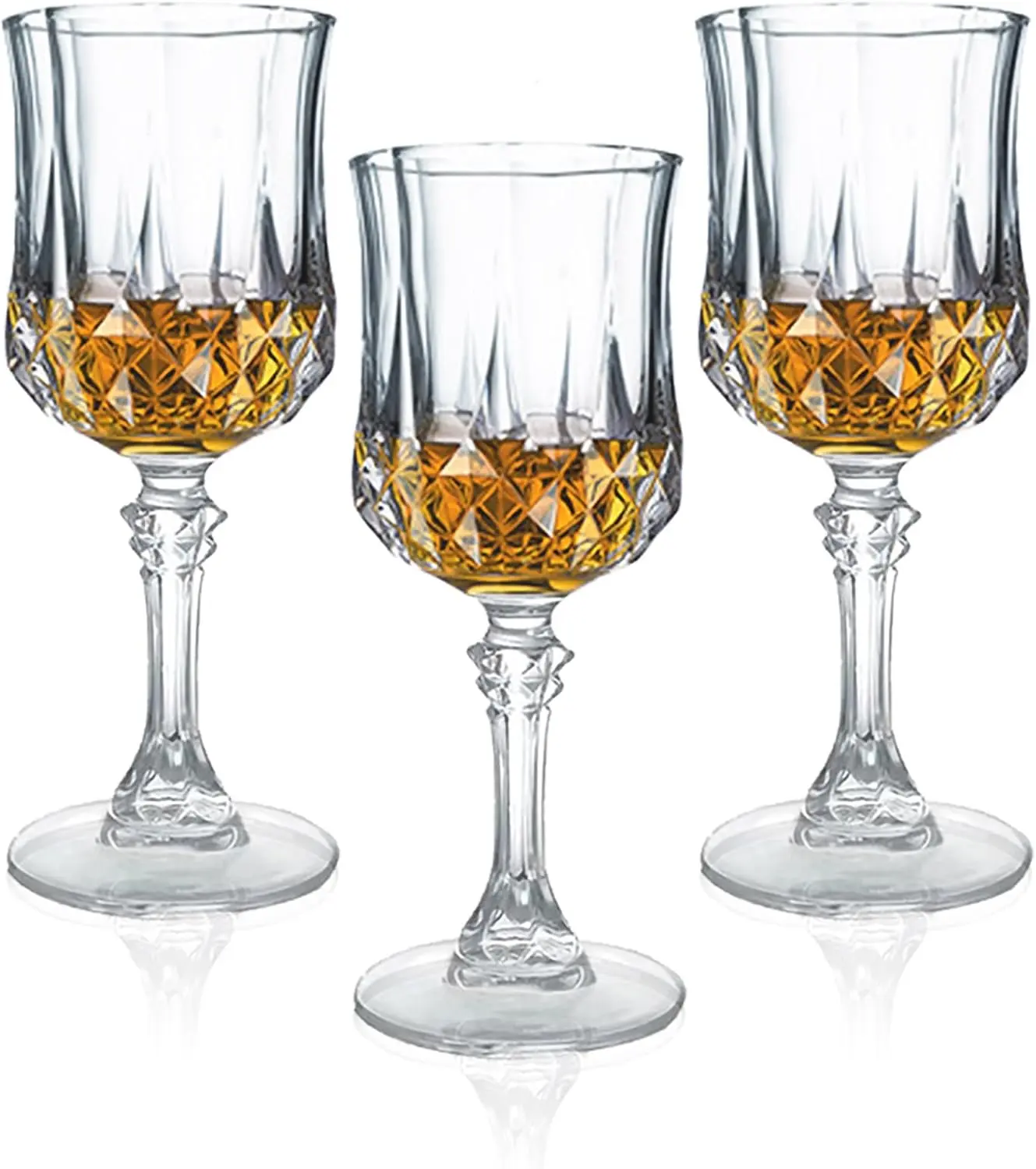 Cordial Glasses,1.7oz/50ml,Shot Glasses Set of 3,shot glasses with stem/Sherry glasses/ shot glasses