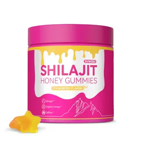 Women's Honey Gummies Complex Mineral Supplement with Shilajit Asparagus & Saffron Boost Energy Balance Hormones Strawberry Flavor