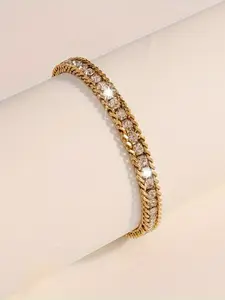 Trendy Colorful Diamond Design Bracelet, Classic Style Accessory for Everyday Wear, Perfect Gift Idea for Fashion Lovers, Stackable Bracelets