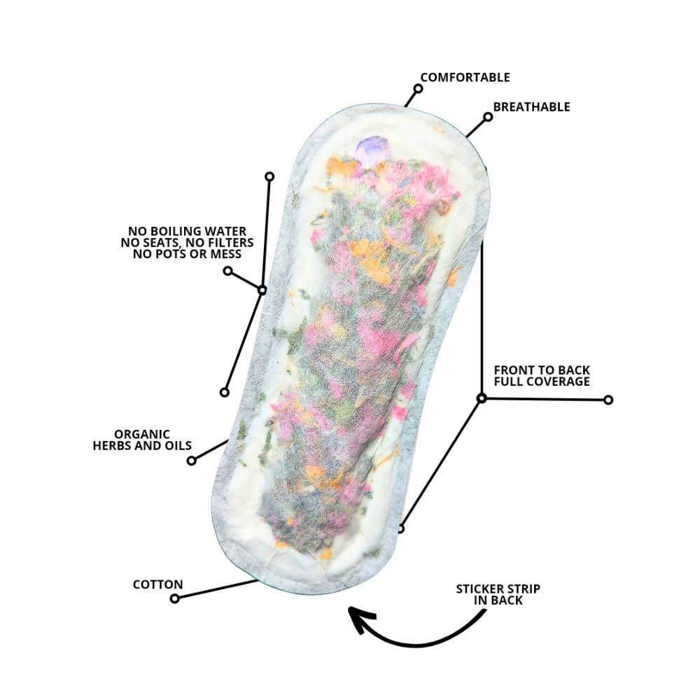 Feminine Herbal Steam for Comfort and Hydration, Organic, Soothing and Great For Sensitive Skin very Hydrating and healing